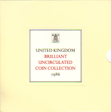 1986 Great Britain Uncirculated Mint Set K000129